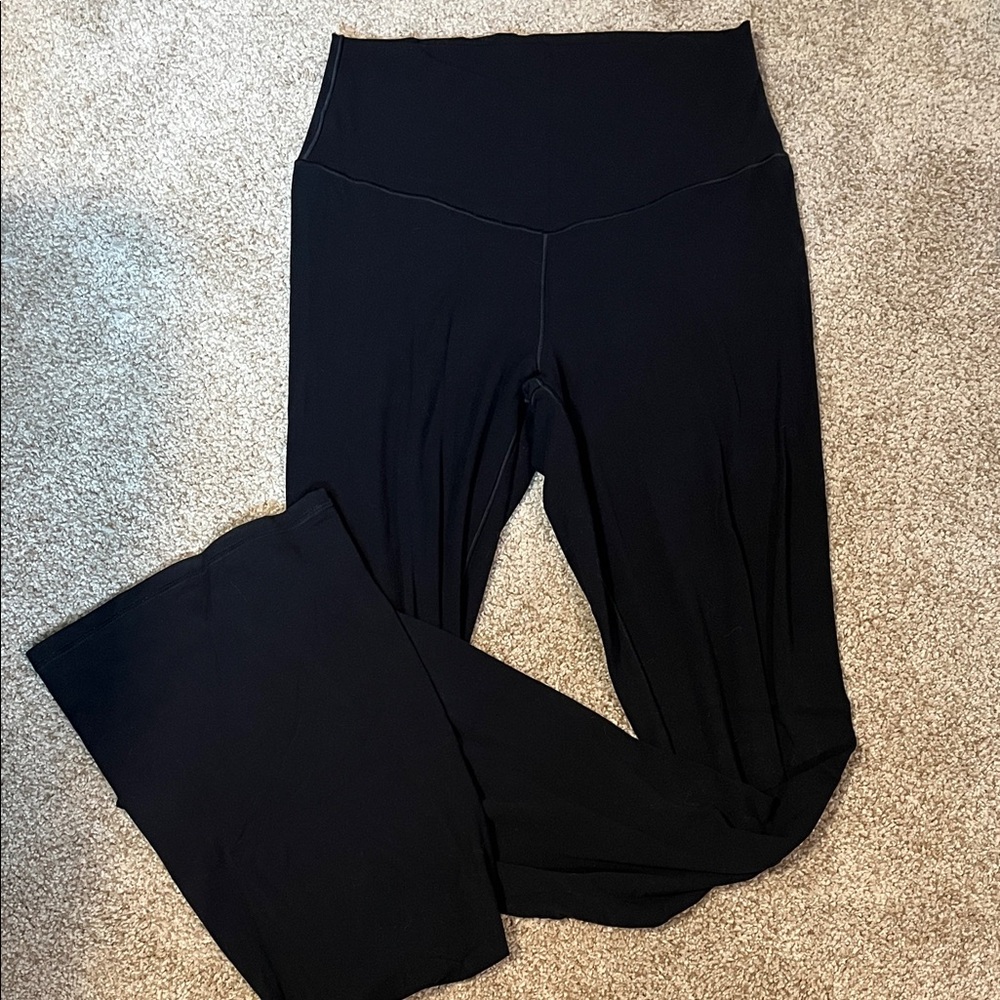 Aerie bootcut flare leggings, black